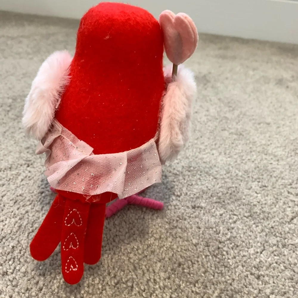Target Spritz Valentine's Day 2022 Featherly Friends Fabric Bird Carmine